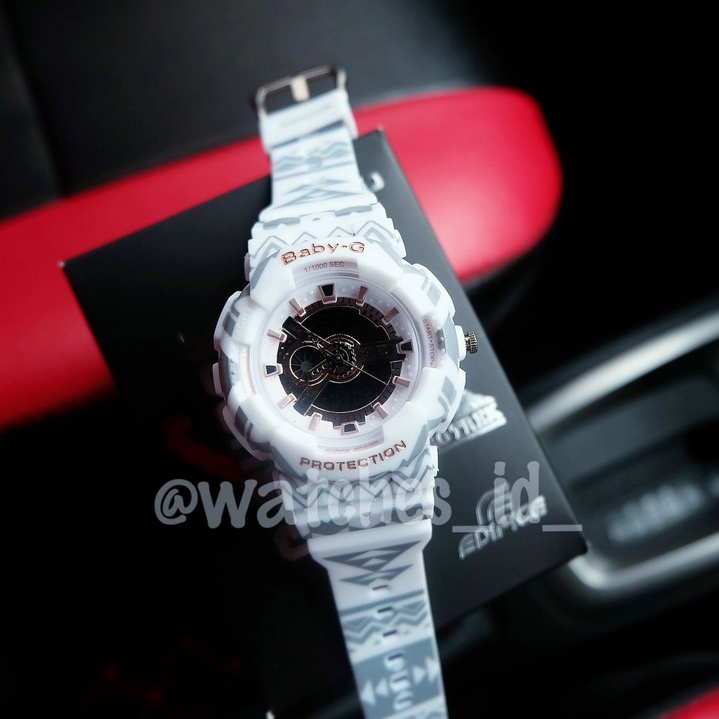 Jam Tangan Couple G-shock & Baby-G White