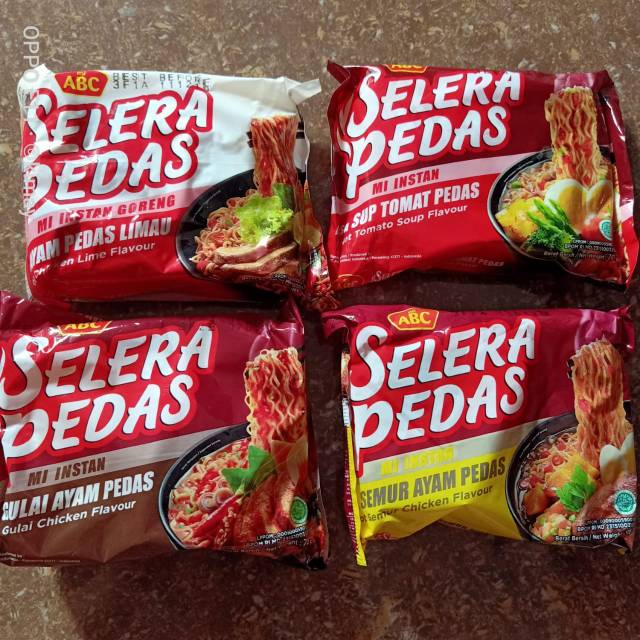 Mie Abc selera pedas mi instan 70 gram