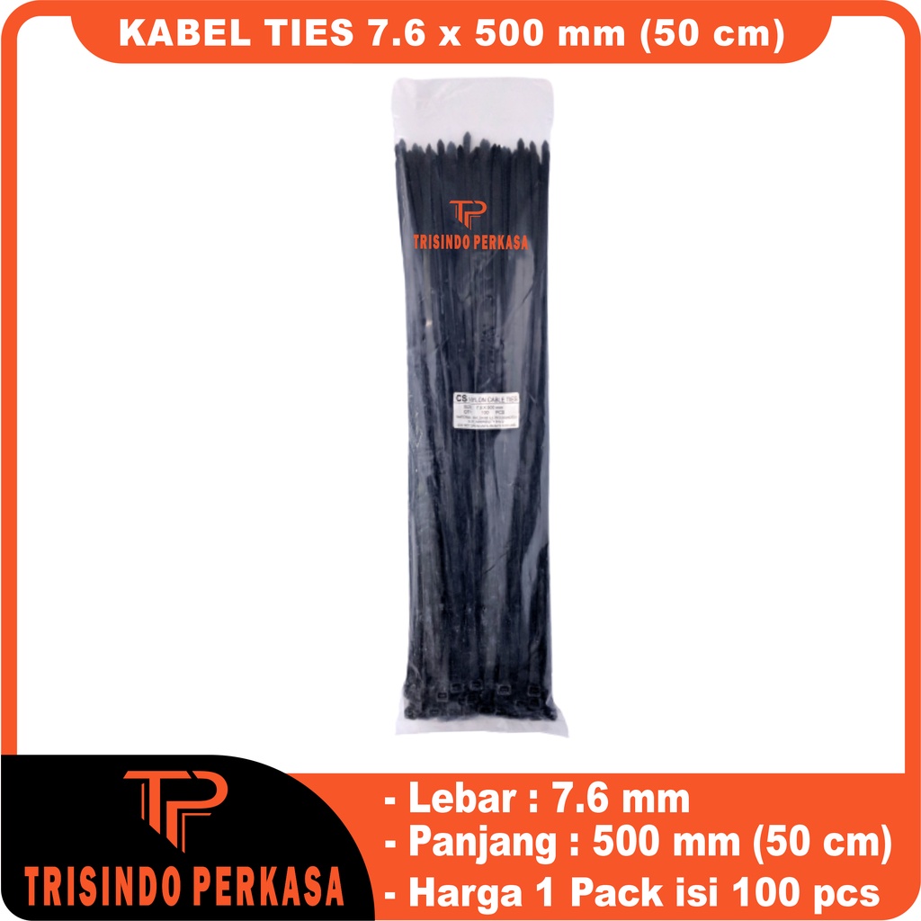 Kabel Ties Cable Tie 7.6 x 500mm (50cm)