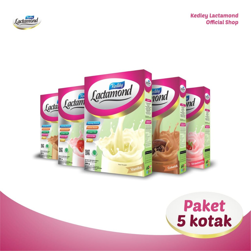 KEDLEY LACTAMOND Paket 5 box  | Booster ASI | PALING HEMAT