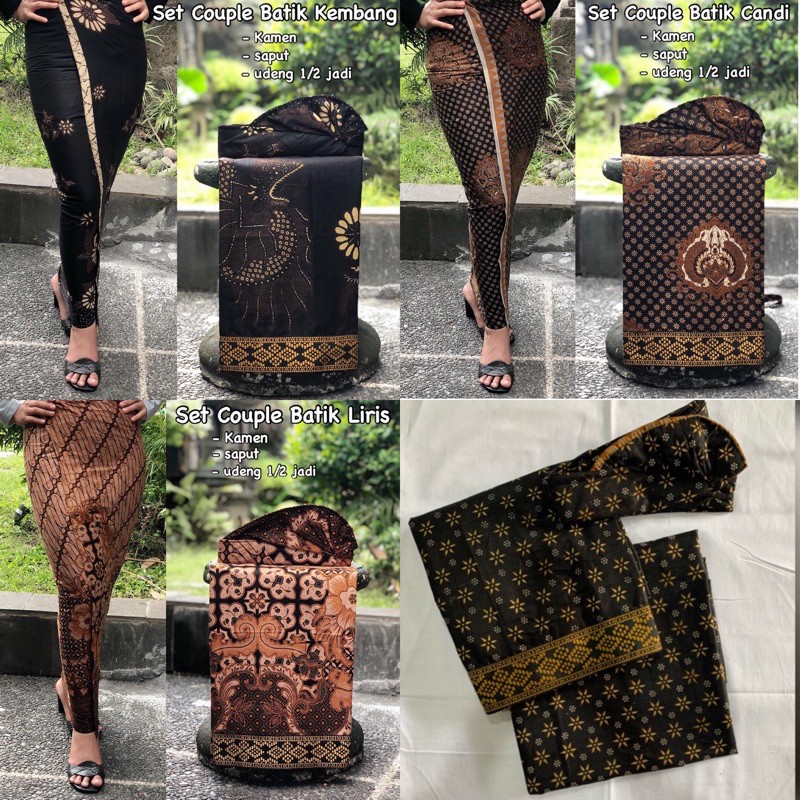 Set Couple Batik | Kamen Couple |kamen Bali