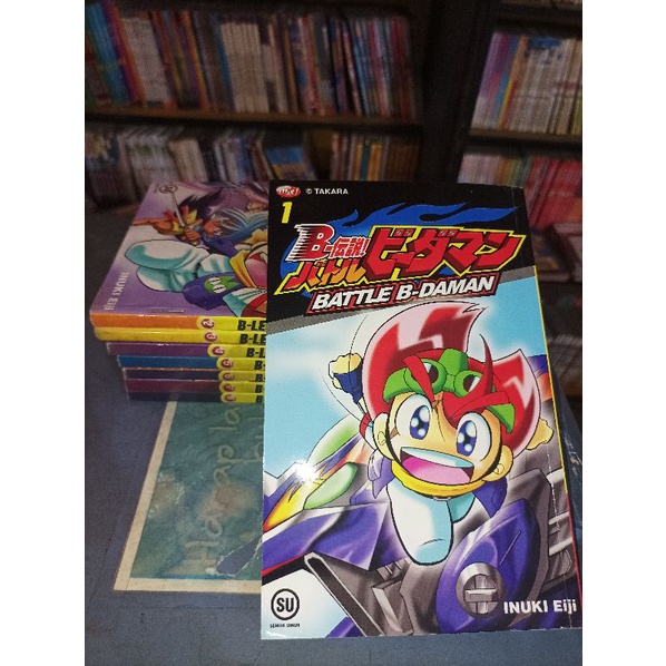 Komik B-legend battle B-daman 1-8 Tamat