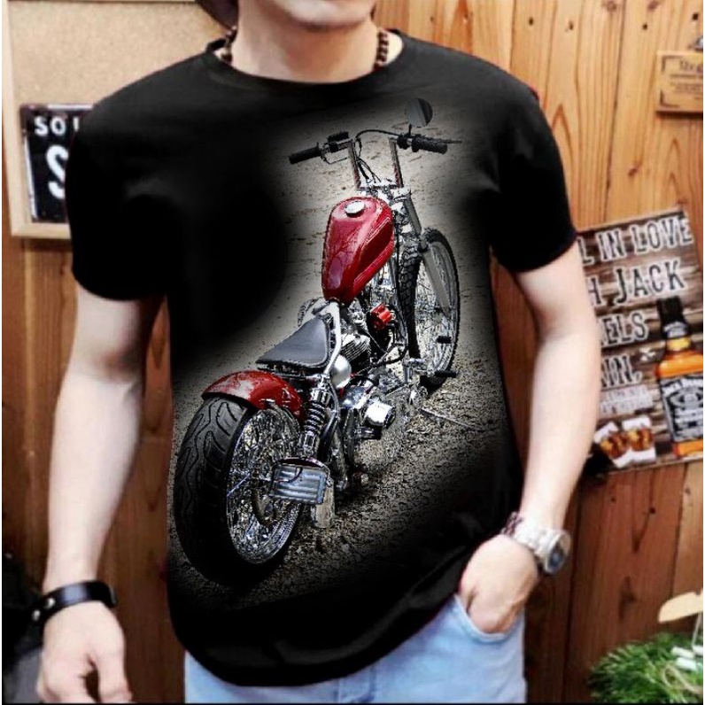 NEL -FASHION LENGAN PENDEK KAOS DISTRO/T-SHIRT LENGAN PENDEK MOGE MERAH FIT TO L-XL