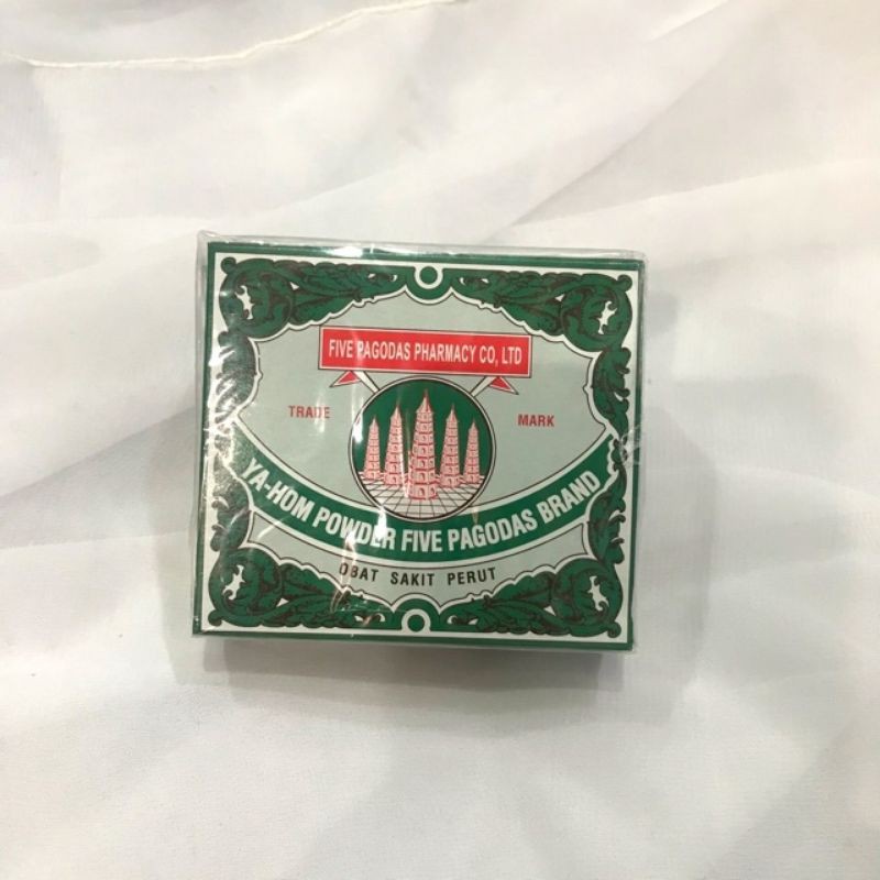 Puyer menara 5 / Ya-Hom Powder - Obat Herbal Mules / Masuk Angin / Kembung / Mencret