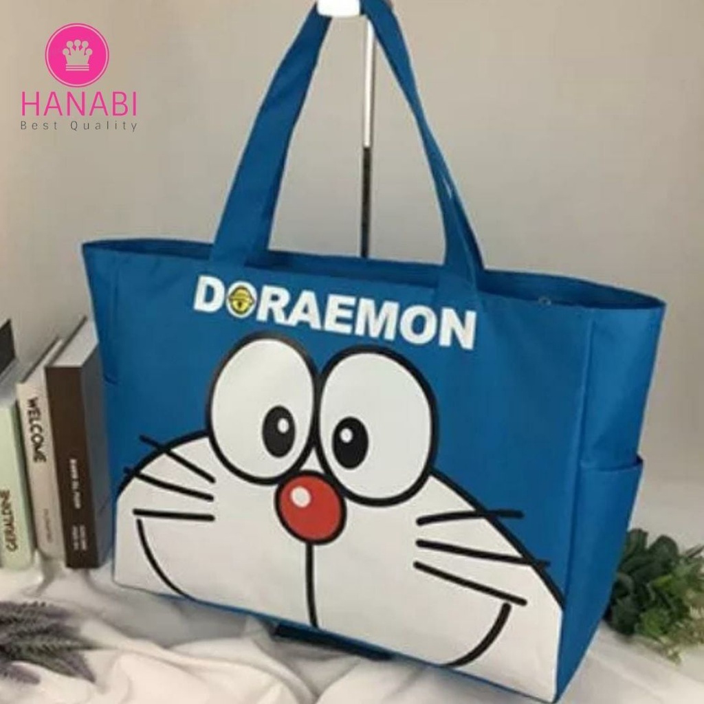 HANABI - Totebag DORAEMON tas anak tas handbag lucu