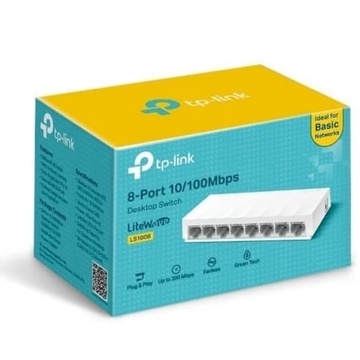 Switch Hub TP-Link LS1008 10/100mbps Desktop Network Switch 8port