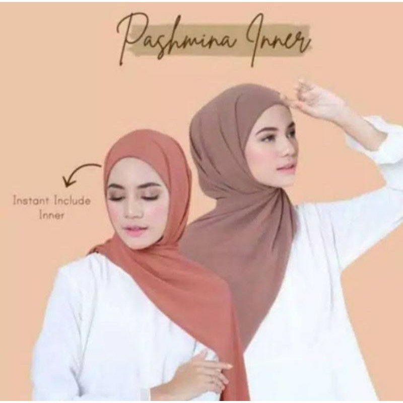 PASHMINA INNER CERUTY BABY DOLL PREMIUM 180 X 75CM TERMURAH TERBARU VAYAON HIJAB