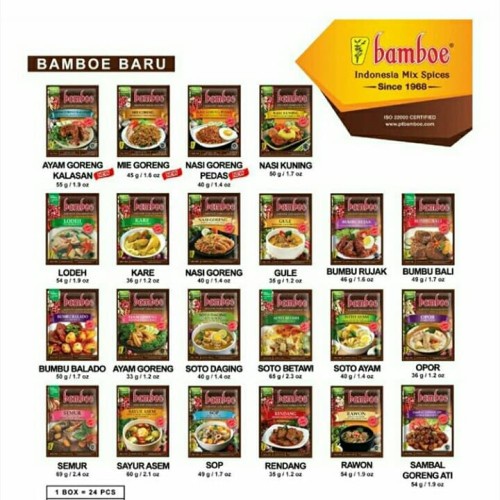 

Bumbu Bamboe Instan Pack 49G