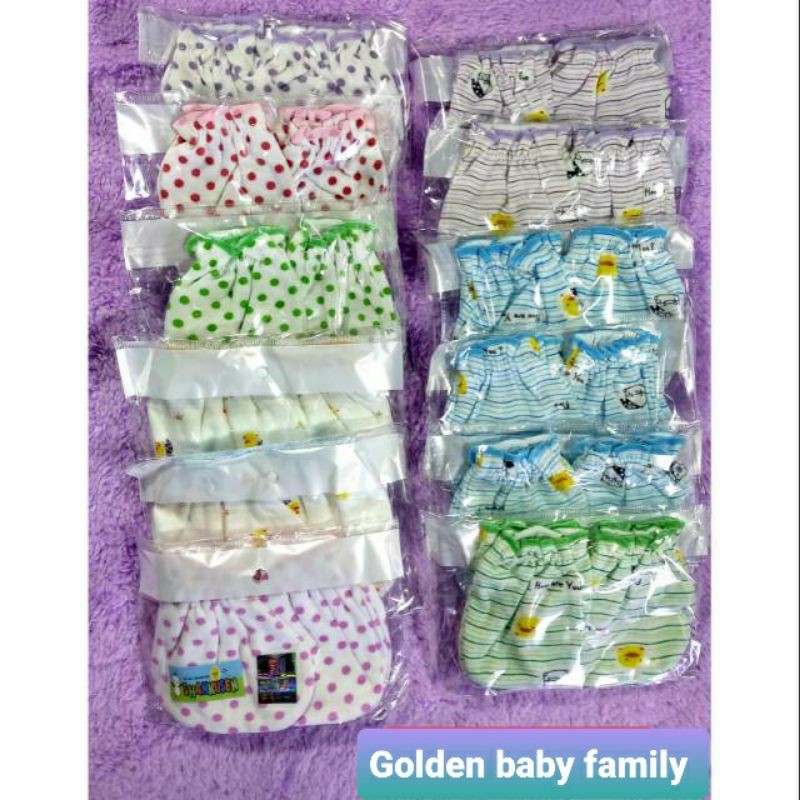 3 Set Sarung Tangan Kaki Bayi Shankusen Full Print