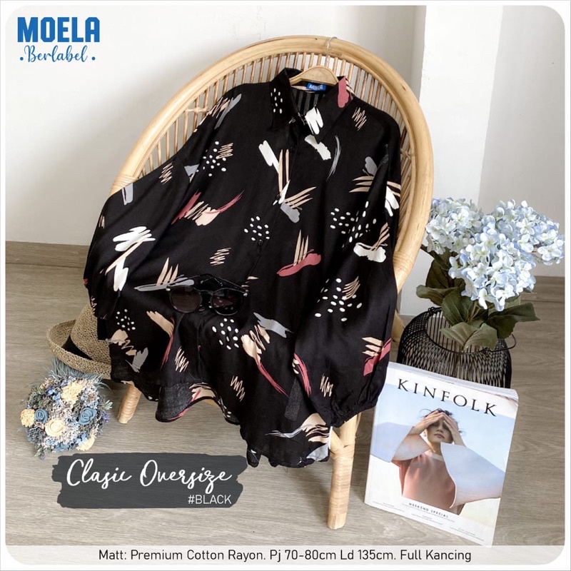 Classic Oversize Blouse - By Moela