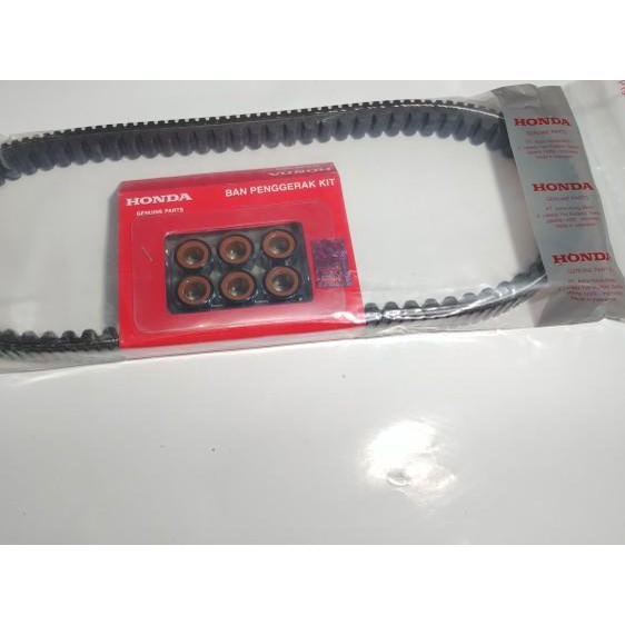 ✥ Vanbelt Vario 150 Cocok Untuk Vario 125 Old Komplit Roller Ori HGP ֍