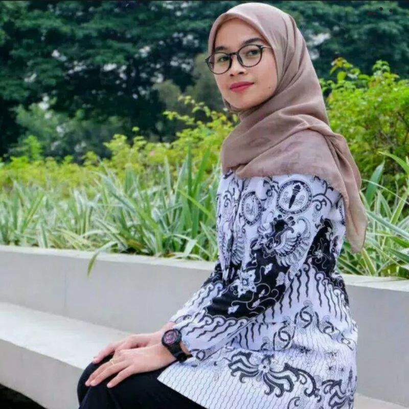BAJU SERAGAM PGRI TERBARU FULL FURING, batik pgri / baju seragam pgri / baju pgri wanita / baju sera
