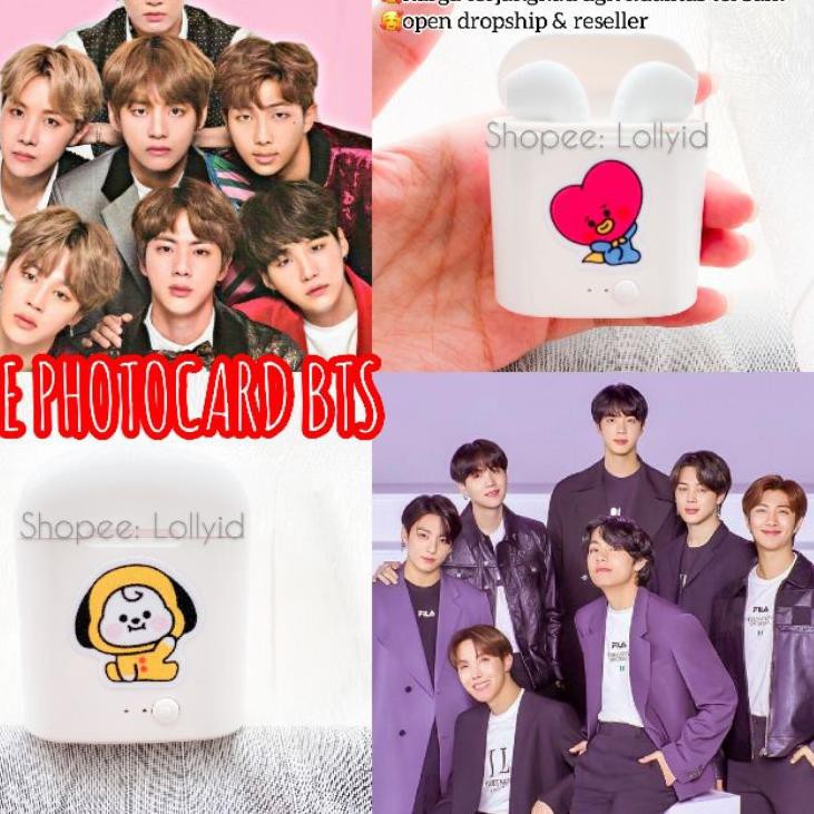 earphone bt21/earphone BTS/headset bt21/earphone Bluetooth/earphone karakter/earphone bts original