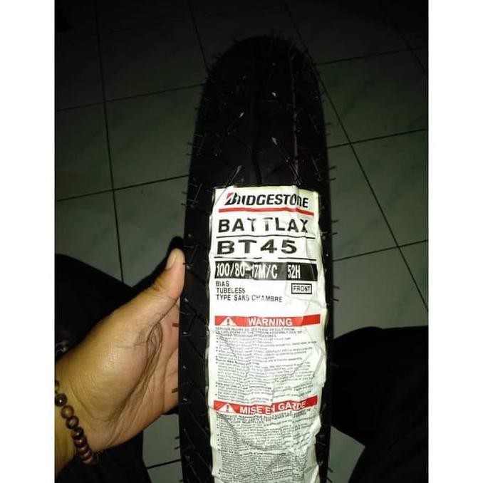 ⚽Star Seller® Ban Bridgestone Battlax Bt45 100/80 - 17 & 120/80 - 17 Front And Rear ‹