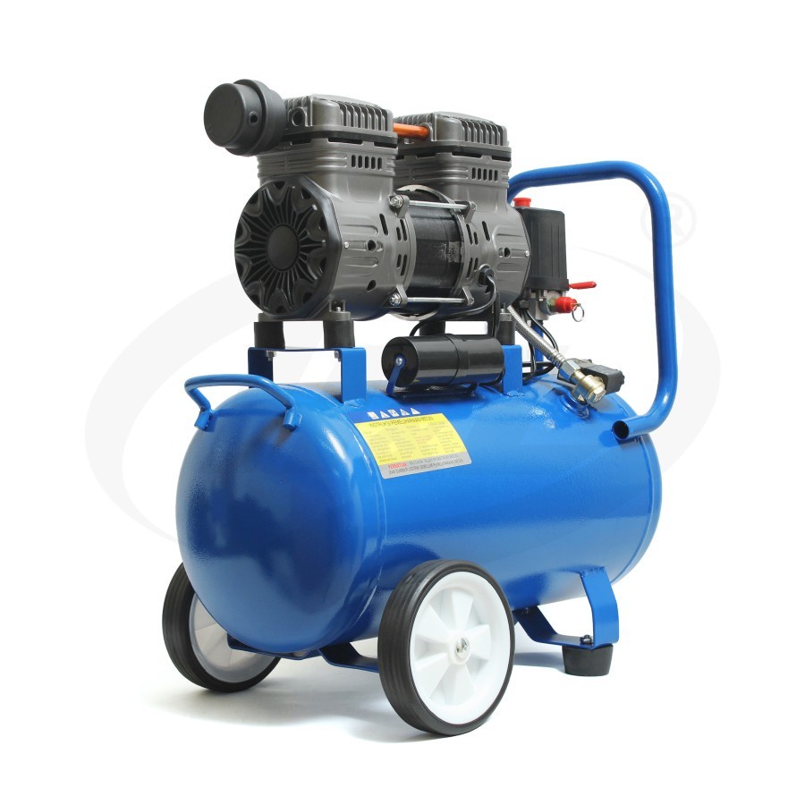 HL OILESS 1 HP 24 Liter Mesin Kompresor Angin Listrik Air Compressor Tanpa Oli