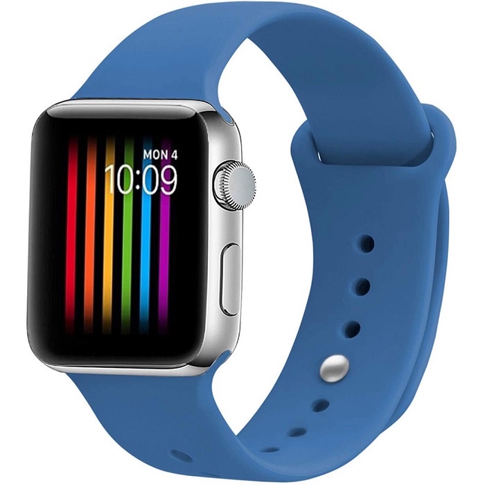 Tali Jam Apple Watch Silicone Strap Series 1 2 3 4 5 42mm 44mm