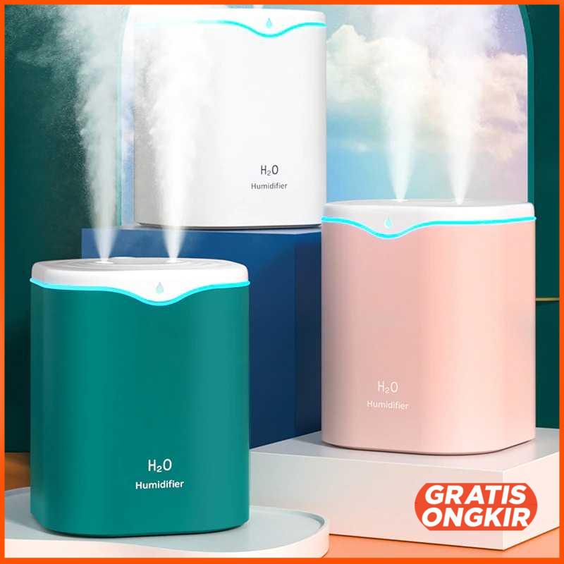 Humidifier Aromatherapy Oil Diffuser Double Spray 2000ml - H2000