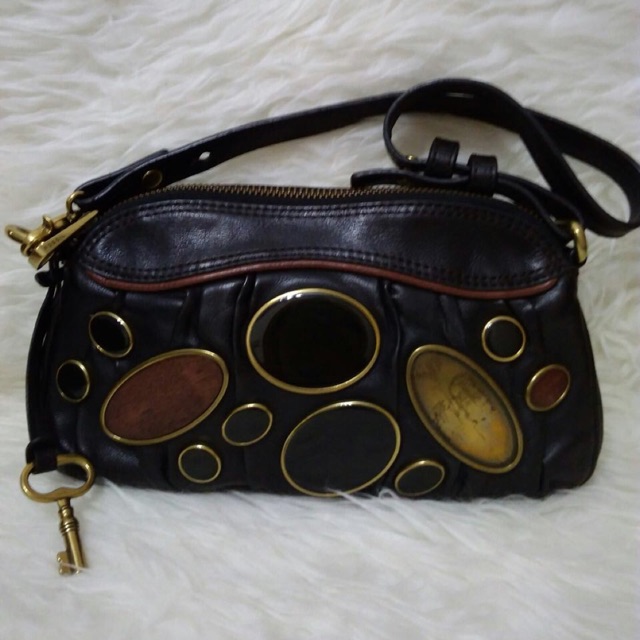 Tas Fossil Original fifty four Tidak ada Key (Tanpa Key) Hitam Black