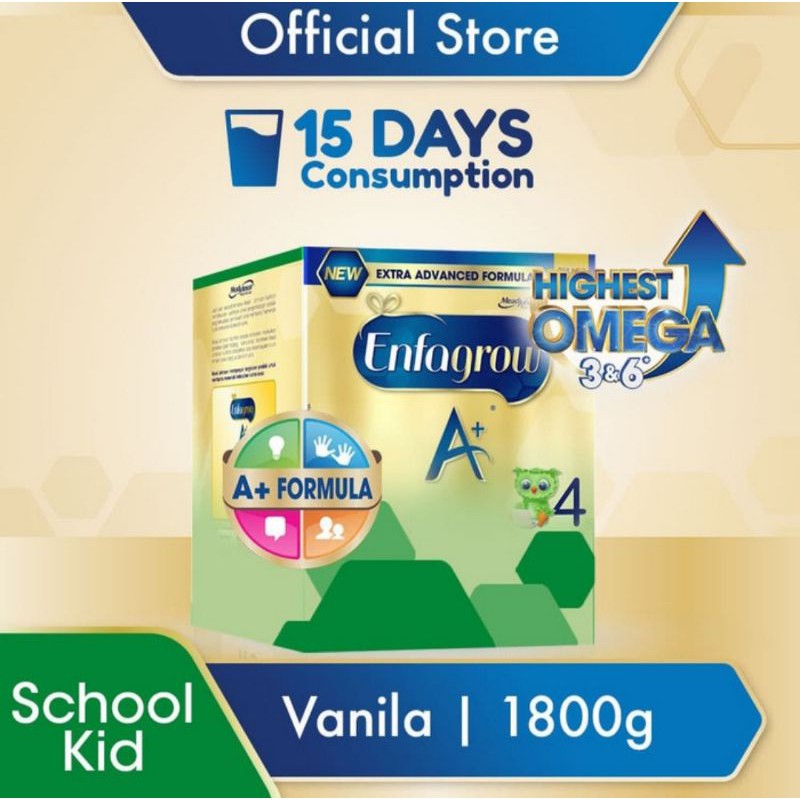 

Enfagrow A+ 4 Susu Formula Vanila 1800g