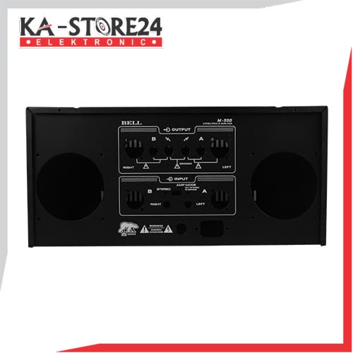 BOX BELL M550 - Box Power Amplifier -  Crossover - Equalizer - Mixer dll