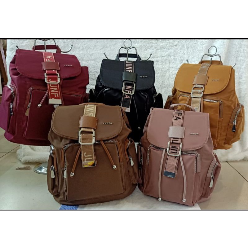Tas Junfa Ransel Serut bahan parasut