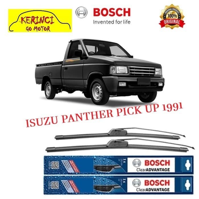 WIPER BOSCH CLEAR ADVANTAGE ISUZU PANTHER PICK UP 1991 22&quot; &amp; 16&quot; SET