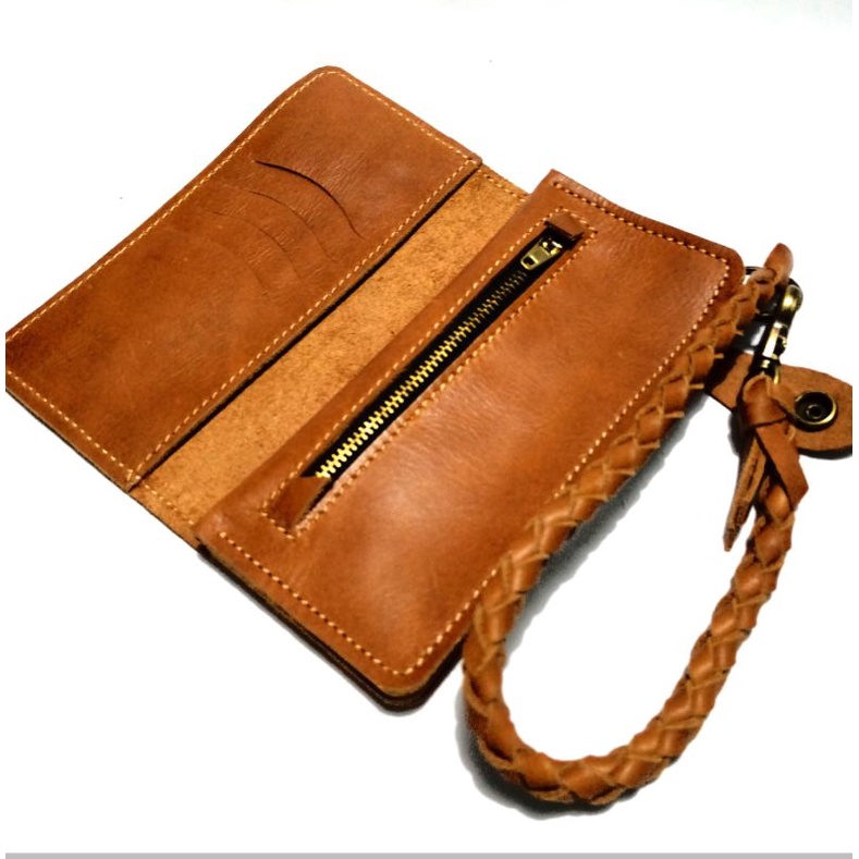 dompet panjang pria kulit asli full 100% harley davidson premium