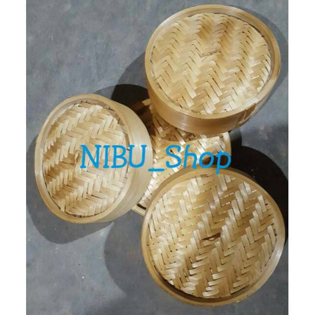Tutup Klakat bambu kukusan dimsum 13cm