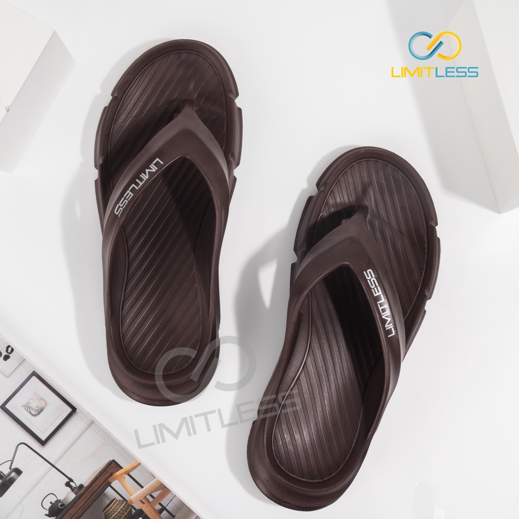 Sandal Jepit Pria Limitless Nyaman Sendal Japit Cowok Karet EVA Trendy Sandal Pria Distro Phylon Murah Awet