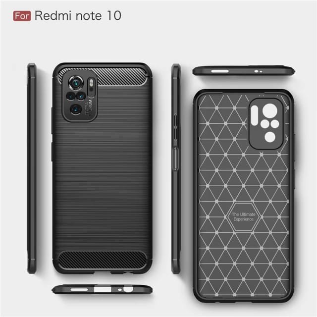 XIAOMI REDMI NOTE 11 PRO 5G 10 10S 10 5G 10 PRO 9 9 PRO SOFT CASE BRUSHED CARBON