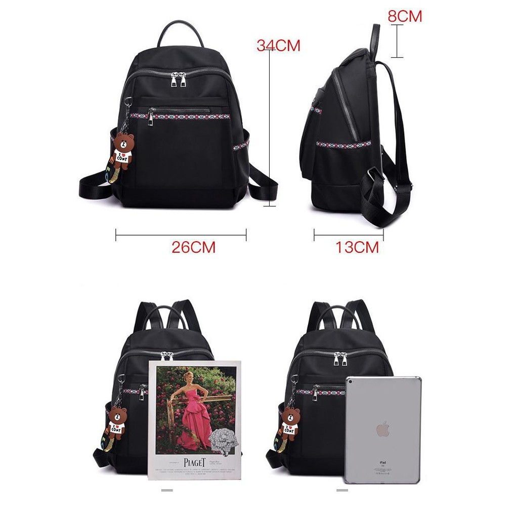 NIQABIS TAS RANSEL WANITA MURAH LULU TAS PUNGGUNG CEWEK TAS KANTOR TAS KERJA BACKPACK GAYA KOREA