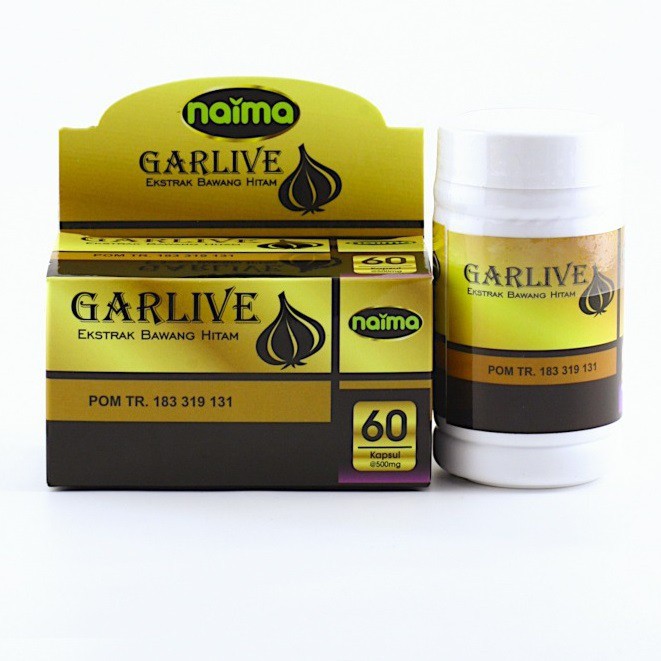 Garlive Kapsul Ekstrak Bawang Hitam Obat Herbal Kolesterol Dan Darah Tinggi