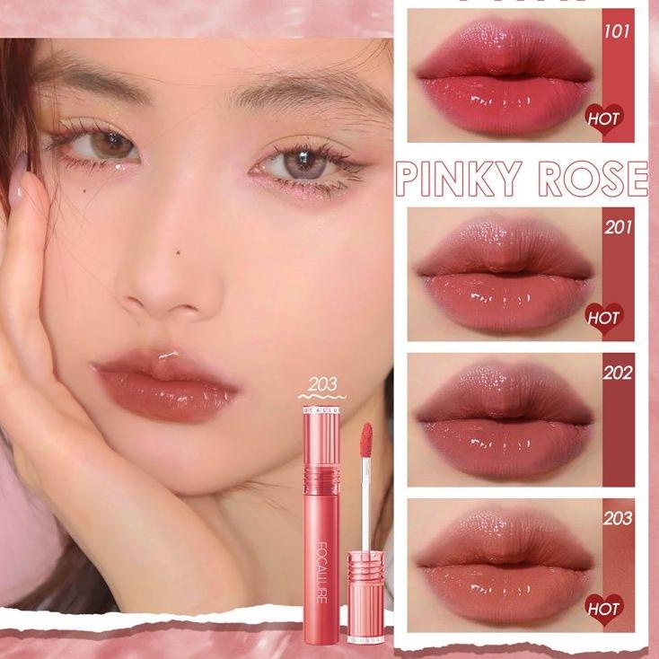 Baru - focallure jelly clear Dewy liptint - focallure jelly pigmented Dewy liptint - focallure lipti