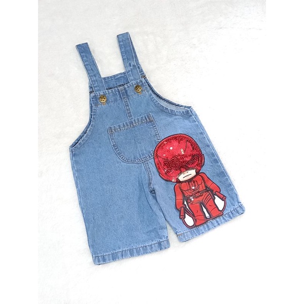 OVERALL LED (NYALA) / OVERALL JEANS ANAK