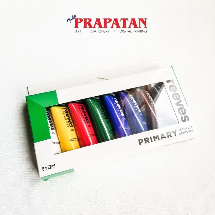 

TERMURAH Reeves Primary Acrylic set 8x22ml / Cat Akrilik set/CAT AKRILIK SET/CAT AKRILIK SET 24 WARNA/CAT AKRILIK PASTEL/CAT AIR/CAT AIR LUKIS SET/CAT AIR GIOTTO/KUAS LUKIS 1 SET/KUAS LUKIS KECIL/KUAS LUKIS LENGKAP/KANVAS LUKIS/KANVAS LUKIS SKETSA/KANVAS