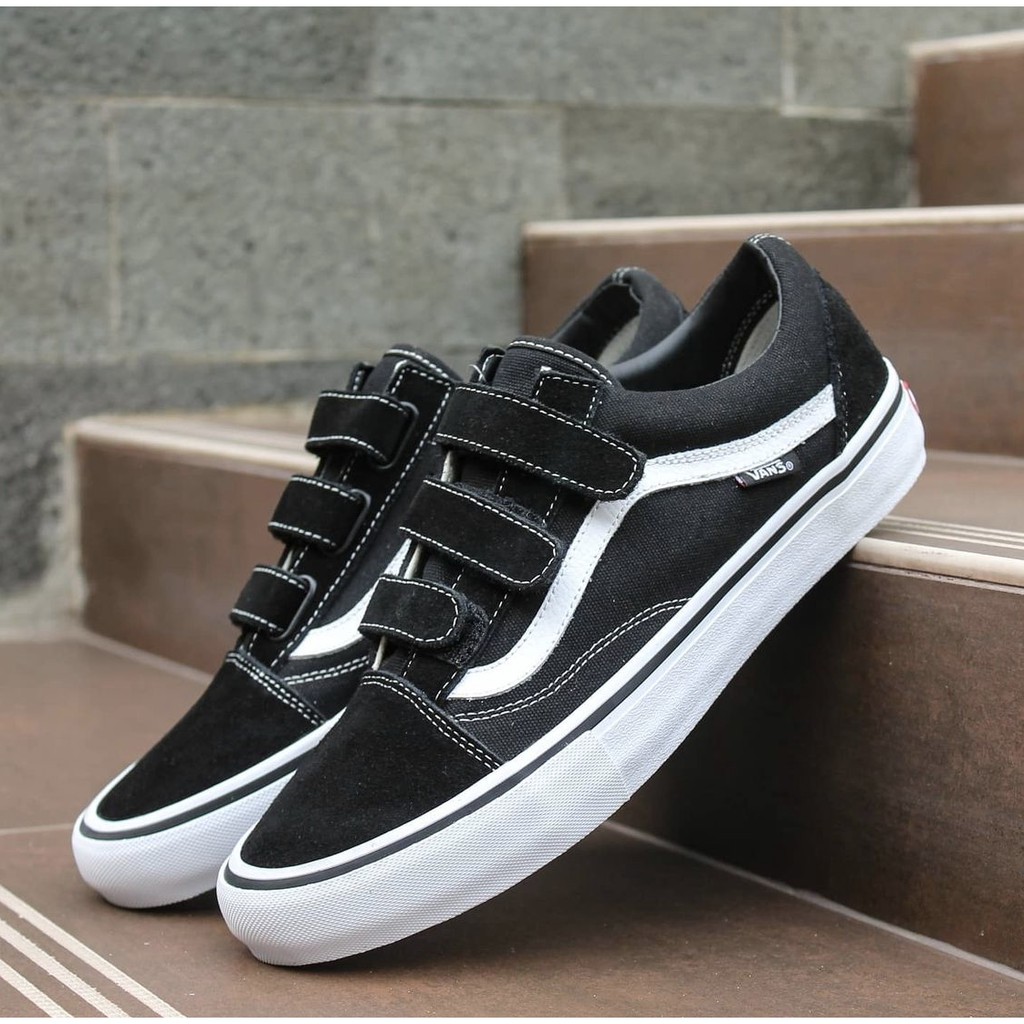 VANS VELCRO PRO BLACK WHITE BNIBWT