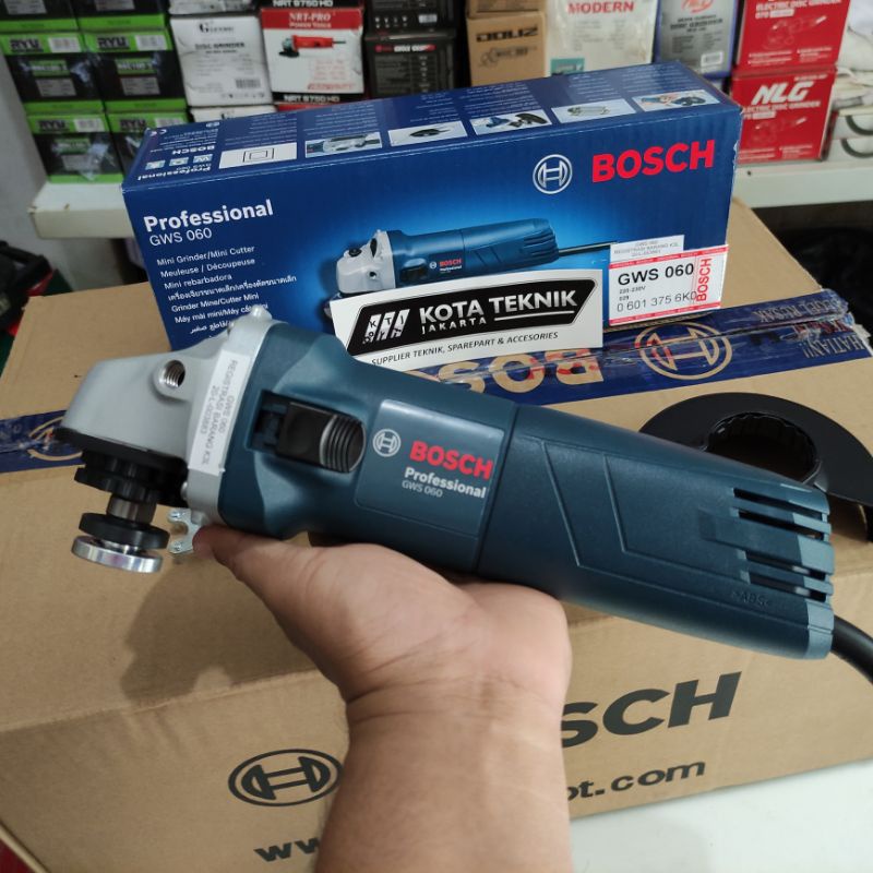 MESIN GERINDA BOSCH GWS 060 4INCH 100MM ORIGINAL BOSCH GWS060