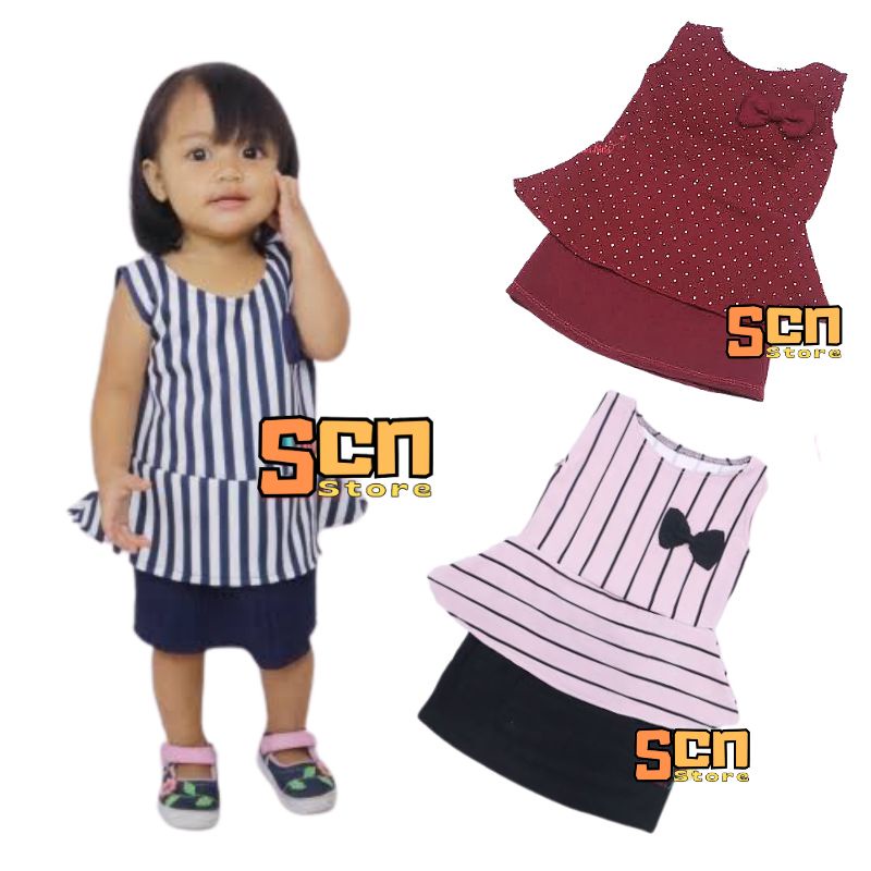Setelan Anak Pe Pulm Usia 2-3 Tahun / Baju Pesta Anak