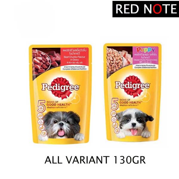 Pedigree Pouch 130gr All Varian