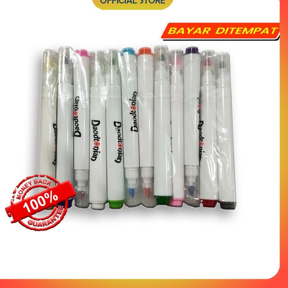 

(KO)★ Spidol 12 Warna Untuk Buku Gambar Bisa Dihapus dan Whiteboard Anak - 1 Set Drawing Books Refil