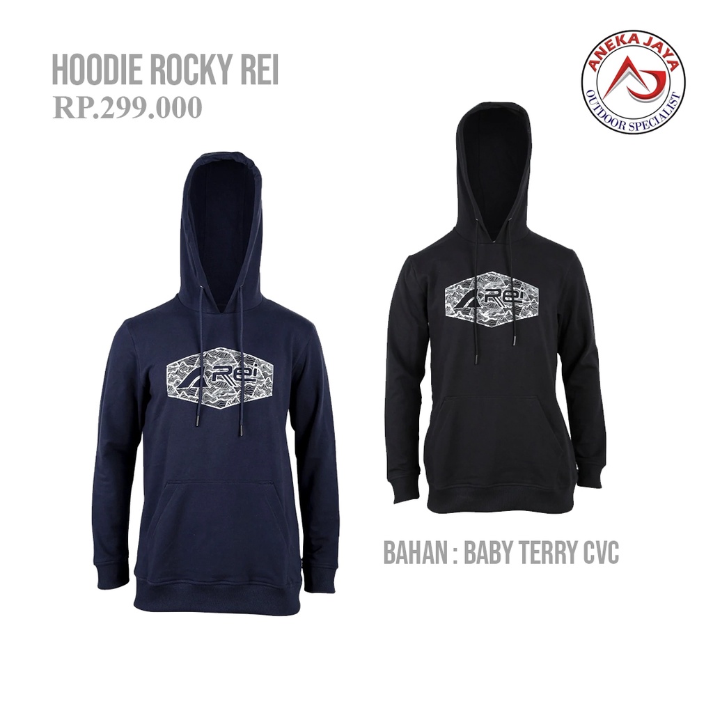 Jaket Rei Hoodie Rocky Rei