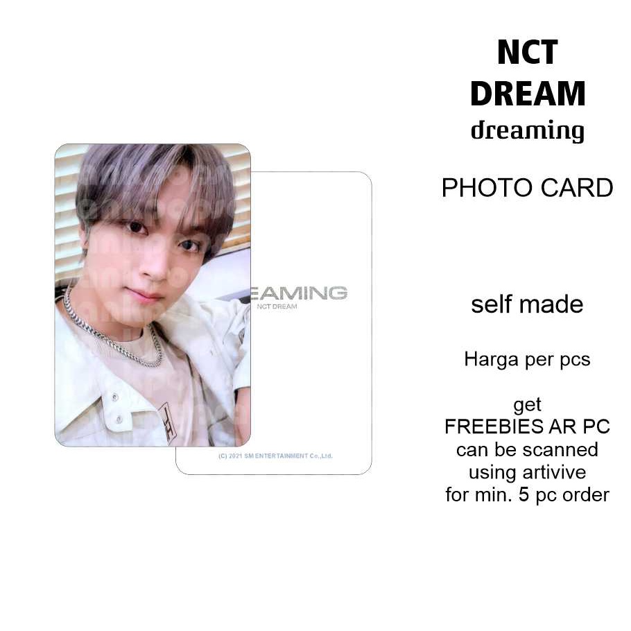 photocard nct dream versi dreamingtrack