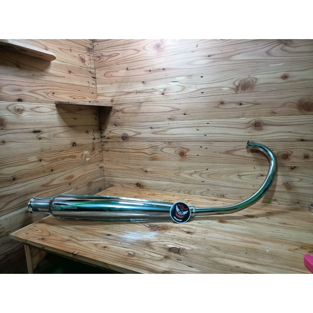 knalpot mufller honda cb 125 corbi plor ntd standart super tebal kualitas import