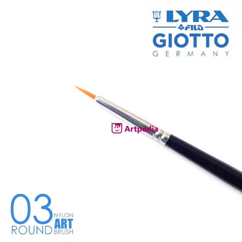 

Kuas Lyra Bulat 03 - Lyra Art Brush Round No.03 -Kuas Lukis Lyra -Lyra Taklon Art Brush Round No. 03