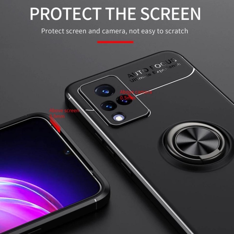 VIVO V21 5G iRing Invisible TPU Soft Case Cover