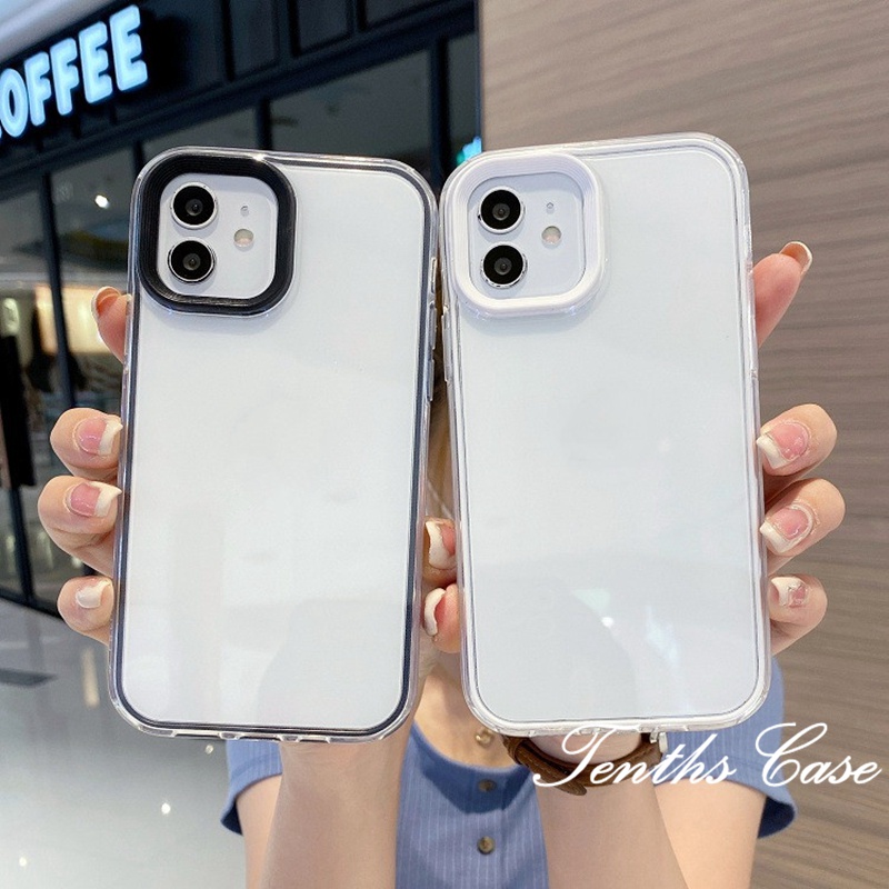 Casing TPU OPPO A57 A16 A15 A15s A95 A93 A94 A74 A54 Reno 6 5 A92 A72 A52 A53 A31 A5 A9 2020 A3s F9 F11 Pro Transparan 3in1