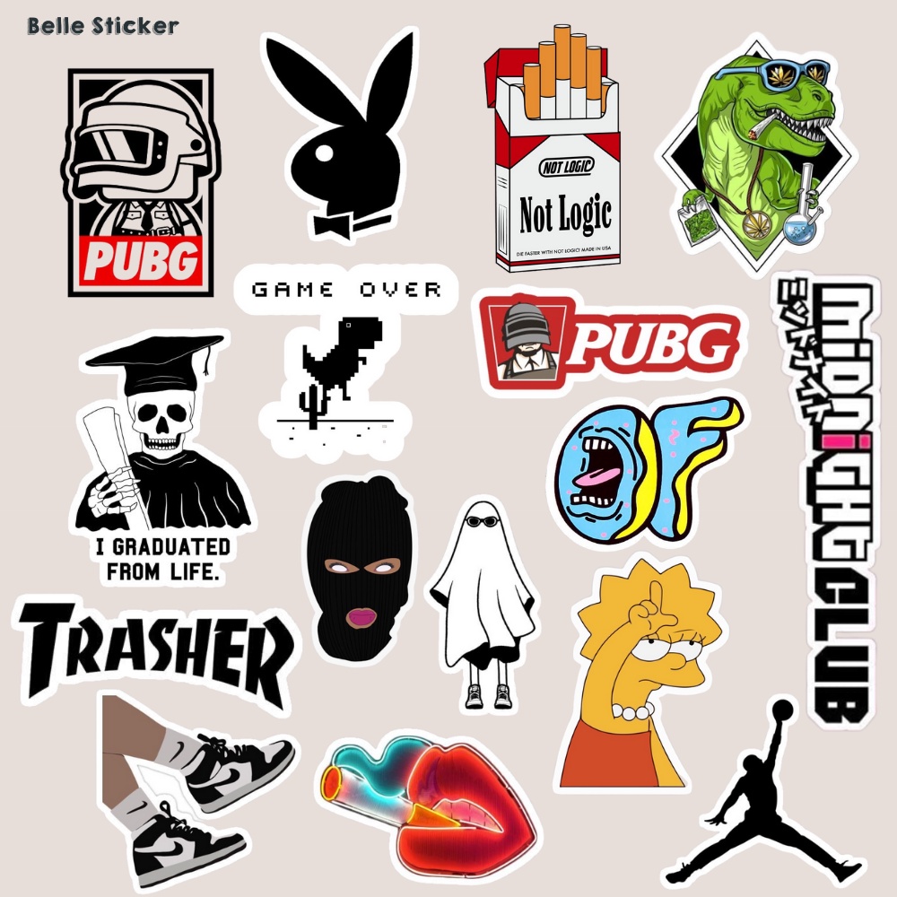 Jual Sticker Distro Pack Sticker Aesthetic Pack Sticker Laptop