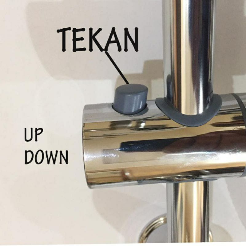 Shower tiang set coulomn stainless kotak+ kran Panas Dingin Stainless 1/2 Inch shower tiang set coulomn stainless + kran panas dingin