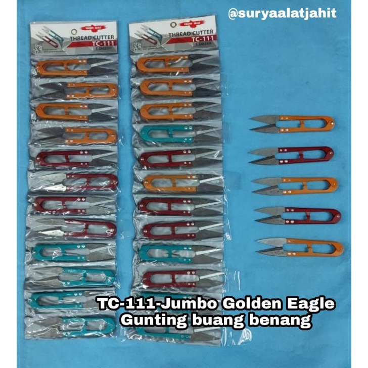 Gunting buang benang jumbo TC-111/12.5cm Eagle rp.5.000/pcs