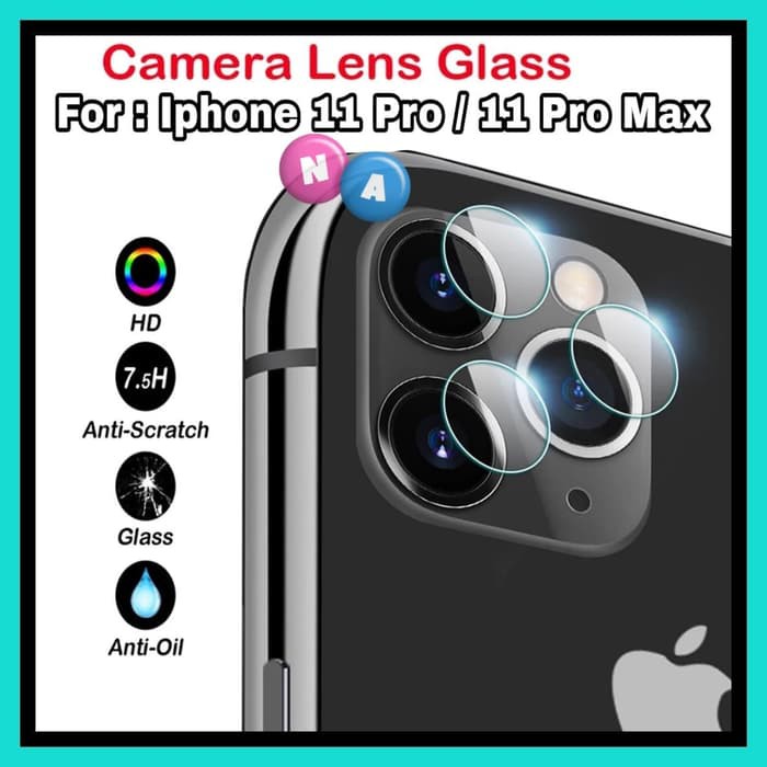 NA - Tempered Glass Kamera Iphone 11 Pro - Pelindung Kamera Iphone 11 Pro